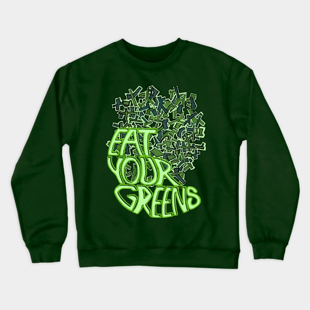 Deconstructed SALAD Crewneck Sweatshirt by JDFehlauer